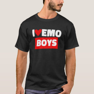 Ich liebe Emo-Jungs Ich Herz Emo-Jungs Valentinsta T-Shirt