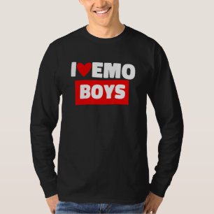 Ich liebe Emo-Jungs Ich liebe Emo-Jungs Valentinst T-Shirt