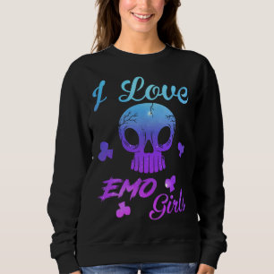 Ich liebe Emo-Jungs  Ich liebe Emo-Mädchen  Emo-Go Sweatshirt