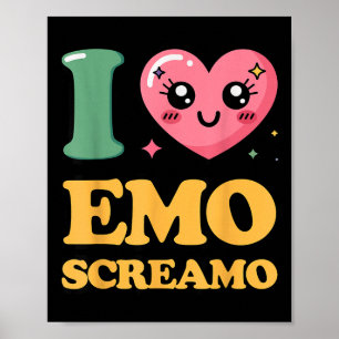 Ich liebe Emo Screamo  Poster
