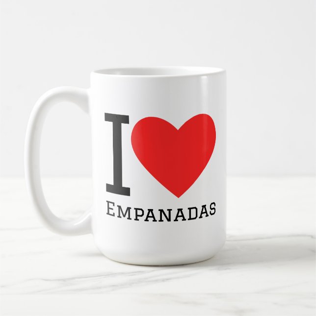 Ich liebe Empanadas Kaffeetasse (Links)