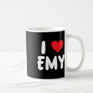 Ich liebe Emy - Herz - Name  Kaffeetasse
