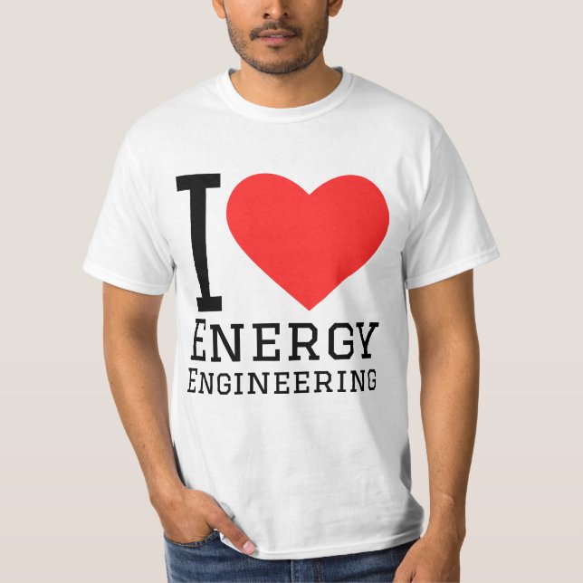 Ich liebe Energietechnik  T-Shirt (Vorderseite)