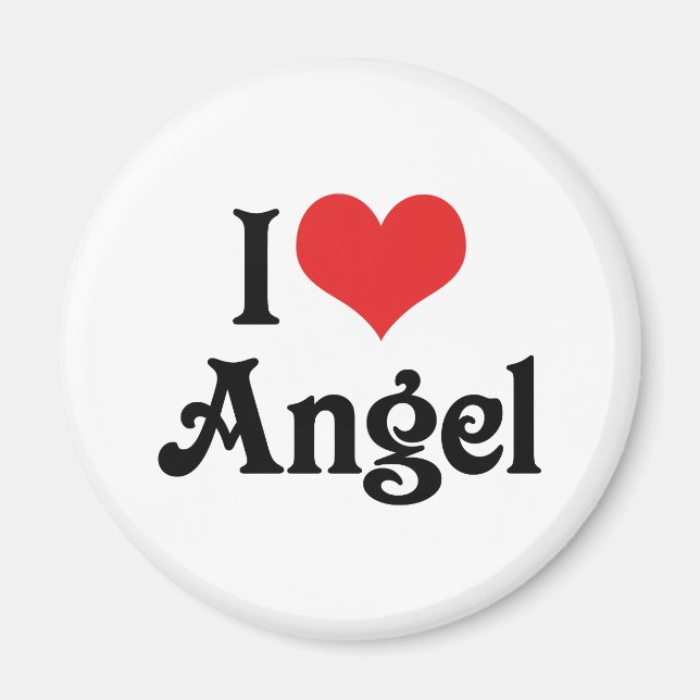 Ich liebe Engel Magnet (Vorne)