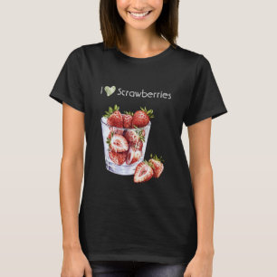 Ich liebe Erdbeeren T-Shirt