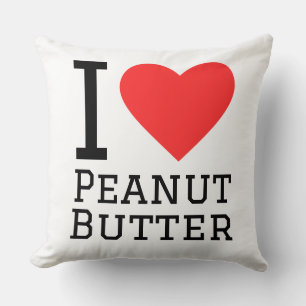 Ich liebe Erdnussbutter Kissen