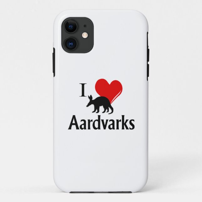 Ich liebe Erdvark Case-Mate iPhone Hülle (Rückseite)