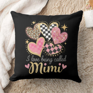 Ich liebe es, an Muttertag Mimi Oma Mama genannt z Kissen