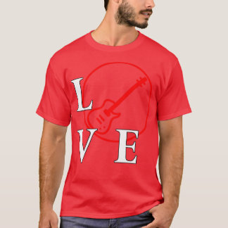 Ich liebe es, Bass zu spielen für Bassspieler-Musi T-Shirt