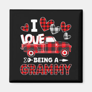 Ich liebe es, ein Grammy Valentinstag Muttertag zu Magnet