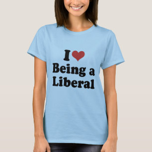 ICH LIEBE ES, EIN LIBERALER ZU SEIN - .png T-Shirt