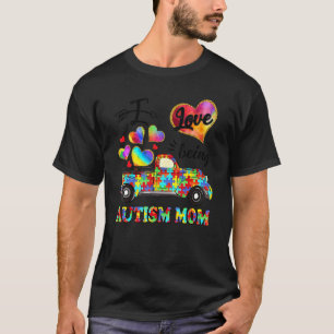 Ich liebe es, eine Autismus-Mutter zu sein Puzzle- T-Shirt