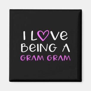 Ich liebe es, eine Gram-Gram süße coole Oma Gramgr Magnet
