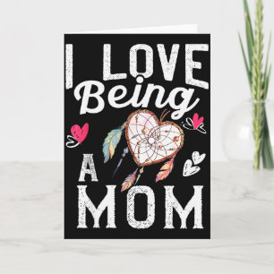 Ich liebe es, eine Mutter zu sein, Valentinstag-Ge Karte