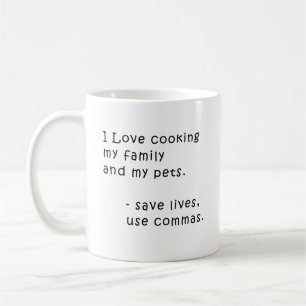 Ich liebe es, meine Familie und meine Haustiere zu Kaffeetasse