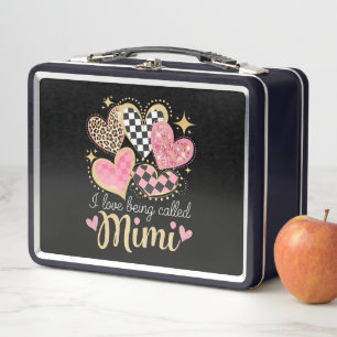 Ich liebe es, Mimi Oma Mama am Muttertag genannt z Metall Brotdose