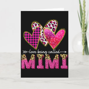 Ich liebe es, Mimi Oma Valentinstag Mütter genannt Karte