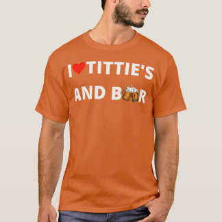 Ich Liebe Es Und Bier retro T-Shirt