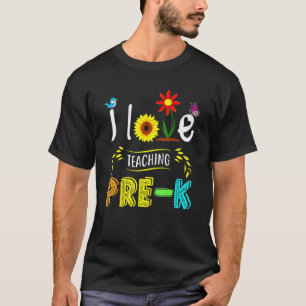 Ich liebe es, Vorschul-Sonnenblumen für Vorschulle T-Shirt