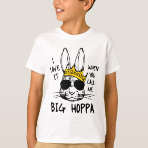 Ich liebe es, wenn du mich großer Hoppa Bunny Oste T-Shirt