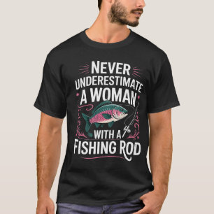 Ich liebe es, wenn mein Mann mit mir Fliegenfische T-Shirt
