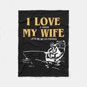 Ich Liebe es, wenn meine Ehefrau Lasse, gehen Funn Fleecedecke