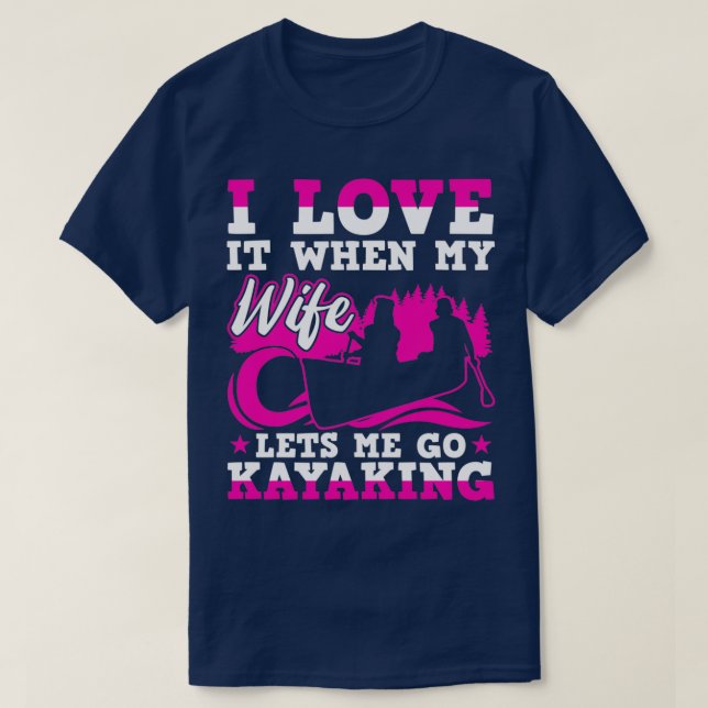 Ich Liebe es, wenn meine Ehefrau mir Lasse, lange  T-Shirt (Design vorne)