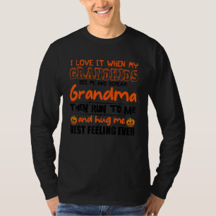 Ich Liebe es, wenn meine Enkelkinder mich sehen un T-Shirt
