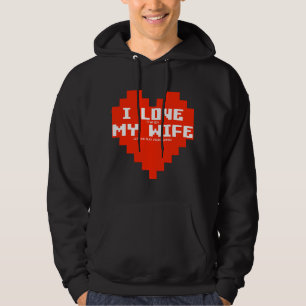 Ich liebe es, wenn meine Frau mich Videospiele spi Hoodie