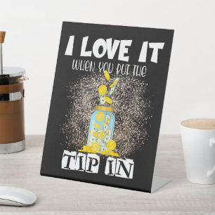 Ich Liebe es, wenn Sie den Tipp in den lustigen Ba Sockelschild