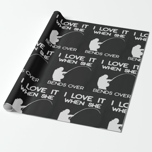 ICH LIEBE ES, WENN SIE NUTZT ÜBER GESCHENKPAPIER (Ungerollt)