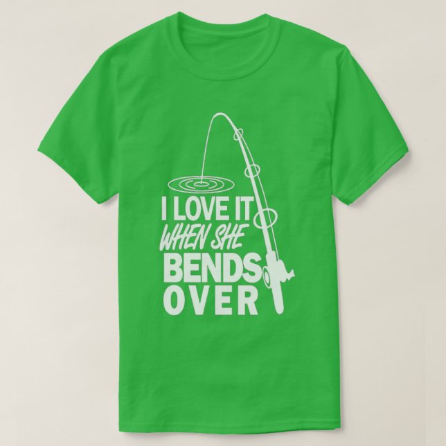 Ich Liebe es, wenn sie über 1 fährt T-Shirt (Design vorne)