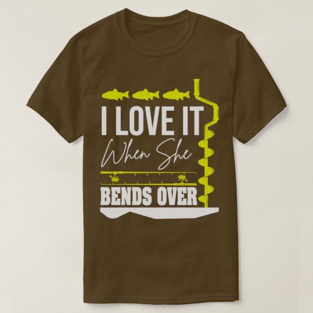 Ich Liebe es, wenn sie über 8 fährt T-Shirt (Design vorne)