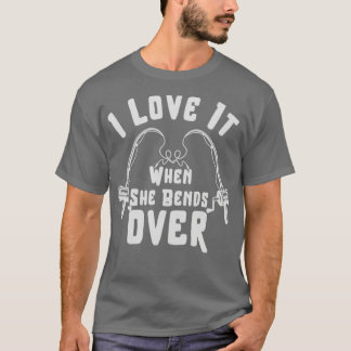 ICH LIEBE ES, WENN SIE ÜBER EIN FEINDLICHES FISCHE T-Shirt