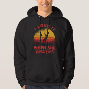 Ich Liebe es, wenn sie über Eisfisch fischen will Hoodie