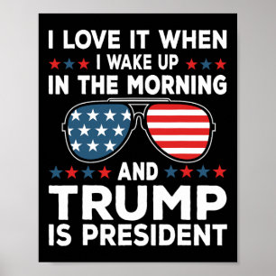 Ich Liebe es, wenn Trump Präsident 47 wird. Poster