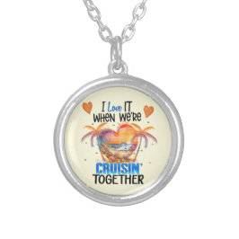 Ich Liebe es, wenn wir Cruisin' Together Cruise si Versilberte Kette