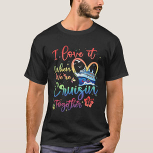 Ich Liebe es, wenn wir gemeinsam Familie 2023 fahr T-Shirt