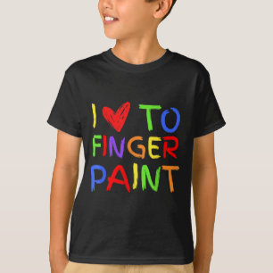 Ich liebe es, winzige rote Herz-Valentinstage mit T-Shirt