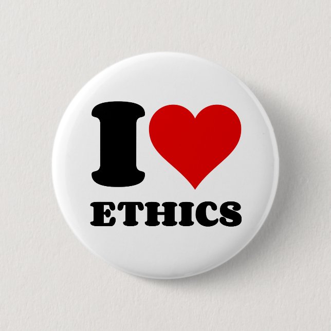 ICH LIEBE ETHIK BUTTON (Vorderseite)