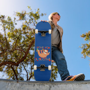 ICH LIEBE EUCH EIN LANGSAMER, lustiger Valentinsta Skateboard