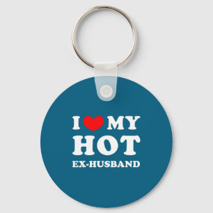 Ich liebe Ex-Mann Herz Ex-Mann Schlüsselanhänger