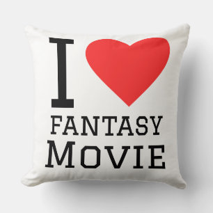 Ich liebe Fantasy-Filme Kissen