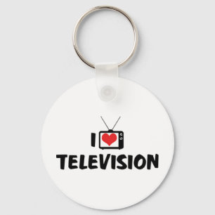 Ich liebe Fernsehen Schlüsselanhänger