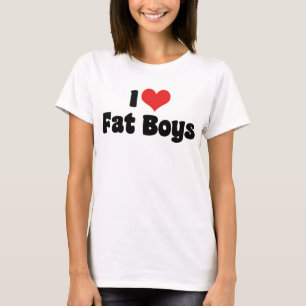 Ich liebe fette Jungen T-Shirt