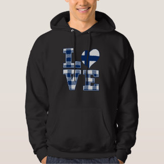 Ich Liebe Finnland stolz auf finnische Flagge Er Hoodie