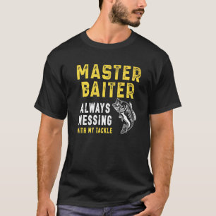 Ich Liebe Fischer Master Baiter lustige Messing mi T-Shirt