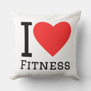 Ich liebe Fitness Kissen