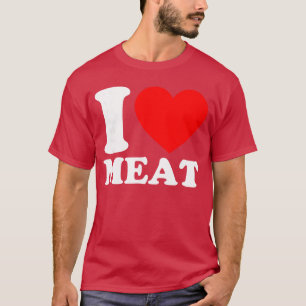 Ich liebe Fleisch Ich Herz Fleisch vintage T-Shirt
