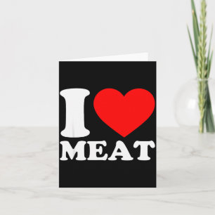 Ich liebe Fleisch Karte